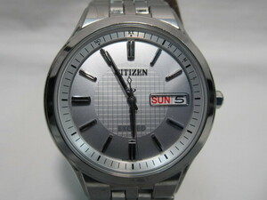 CITIZEN　EXCEED　ECO-DRIVE　H100-T018661　シチズン　エコドライブ　電波ソーラー　腕時計　稼働品　裏蓋に刻印あり　USED
