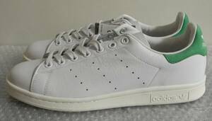 ほぼ新品 スタンスミス 2014年製 JP26.5cm 白×緑 D67361 生産終了 天然皮革 アディダス adidas stansmith グリーン 本革 D品番