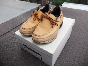 MOUNTAIN RESEARCH MIZUNO Infinity Moc Lo size9 Color:Tan レザーシューズ マウンテンリサーチ×ミズノ インフィニティモック 