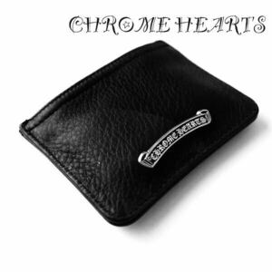 【正規品】CHROME HEARTS クロムハーツ コインパース 3×4 ブラック レザー ブラック 小銭入れ コインケース