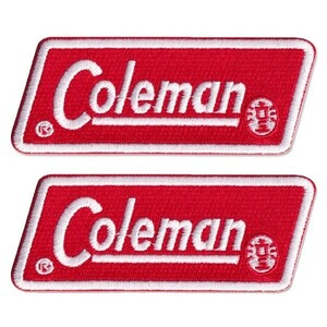 コールマン アイロン ワッペン H4 × W9cm 2枚セット