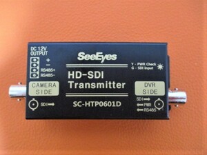 21-112 USED 美品 SeeEyes HD-SDI 電源供給用送信機 SC-HTP0601D 防犯カメラ アクセサリー 希少 パーツ 部品取り