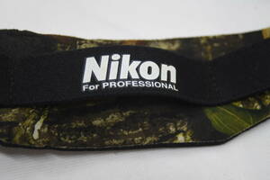 ニコン　Nikon　OP/TECH USAとのコラボ商品　ストラップ　ネオプレンゴム　カモフラ　ネイチャー