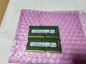 即決 hynix製 8GB×2枚 計16GB DDR4 PC4-2400T PC4-19200 260pin 送料120円～