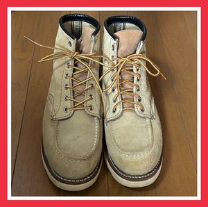 REDWING 8173 8.5 E 藤原ヒロシ レッドウイング スエード　モックトゥ モカ /検 fragment goodenough 875 8875 8179 8165 8169 2268 