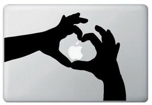 MacBook ステッカー シール Heart Hands (11インチ)