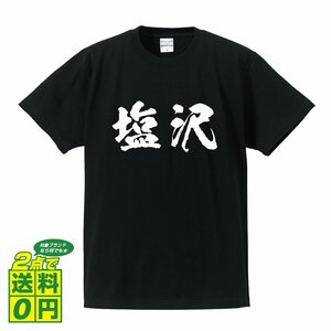 塩沢 書道家が書く デザイン Tシャツ 【 名字 】 メンズ レディース キッズ