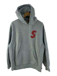 Supreme◆20AW/S Logo hooded sweatshirtパーカー/L/コットン/GRY