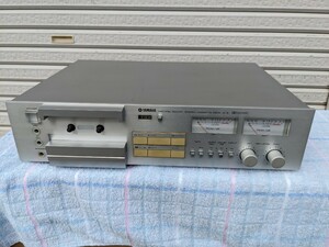 【中古ジャンク品】《通電確認OK》 YAMAHA ヤマハ ステレオカセットデッキ カセットデッキ NATURAL SOUND STEREO CASSETTE DECK K-6 6.2㎏