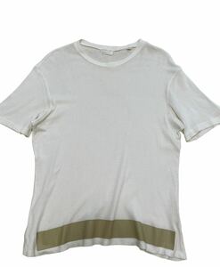 ヘルムートラング　helmut lang 1999年　ガムテープメッシュTシャツ　M ホワイト