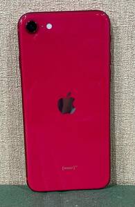 格安!! 99円スタート!! Apple iPhoneSE 64GB PRODUCT RED 第2世代 MHGR3J/A バッテリ81% 判定〇 初期化済み 本体のみ