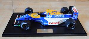 《ドライバーレス仕様・CAMEL仕様》1/20 ウィリアムズ FW14B #5 N.マンセル　1992 【田宮(TAMIYA)】※外箱なし、クリアケースにキズあり