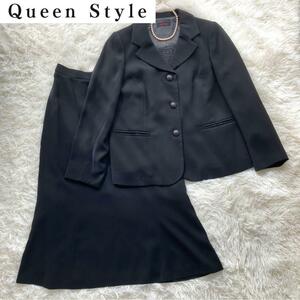 Queen Style 大きいサイズ15号 XXL フォーマルスーツ 胸元レース