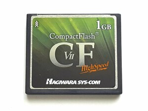 ☆美品☆ CFカード 1GB ハギワラシスコム Hagiwara SYS-COM VII コンパクトフラッシュ CompactFlash Card