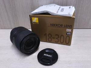 ジャンク Nikon AF-S DX NIKKOR 18-300mm f/3.5-6.3G ED VR ズームレンズ レンズヒビ有 AFききました(動作時)