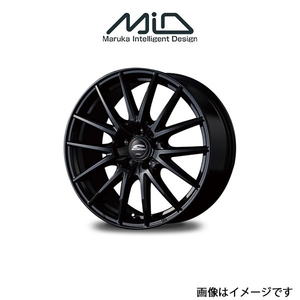 MID シュナイダー SQ27 アルミホイール 1本 アコード ハイブリッド CR系(17×7J 5-114.3 INSET48 メタリックブラック)SCHNEIDER SQ27