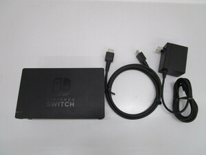 G0513-3Y/ 動作OK Nintendo Switch 任天堂 ニンテンドースイッチ ACアダプター HDMIケーブル ドック 付属品セット ①