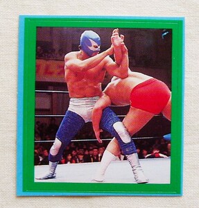 リスマルク ステッカー シール◆アカプルコの青い翼 青き天才 全日本プロレス NWA世界3階級制覇 メキシコルチャリブレ CMLL FH