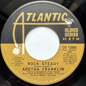 【試聴 7inch】Aretha Franklin / Rock Steady 7インチ 45 muro koco フリーソウル レアグルーヴ Rare Groove ドラムブレイク