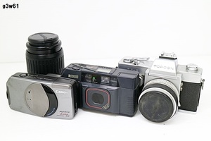 G3w61 カメラ等おまとめ CANON TOPCON RICOH カメラ レンズ 動作未確認 60サイズ
