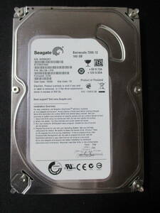 l【中古動作品】Seagate 3.5インチHDD SATA(SerialATA) 160GB Barracuda ST3160318AS