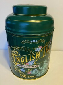 即決！「ENGLISH TEA」大きな缶の入れ物