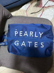 パーリーゲイツ シューズケース ブルー　PEARLY GATES
