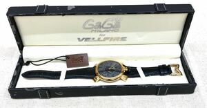 〈N759〉　メンズ腕時計 GaGa MILANO MANUALE 46 GaGa for VELLFIRE LIMITED EDITION 919/999 ガガミラノ　クオーツ　動作未確認