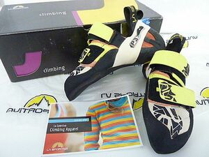 (TO) 未使用保管品 スポルティバ La Sportiva クライミング シューズ サイズ 34 1/2 (UK2) ボルダリング スポーツ シューズ