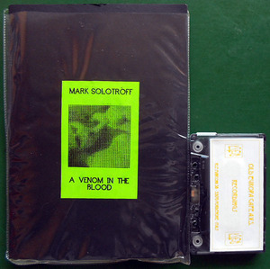 【カセット】MARK SOLOTROFF - A Venom【1996年米パワーエレクトロニクス/SMノイズ】