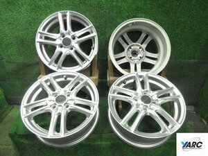 ★BALMINUM 15×5.5J オフセット50 4穴 PCD100★4本セット アルミホイール★