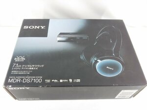 ジャンク/ＳＯＮＹ デジタルサラウンドヘッドホン ブラック ソニー ＭＤＲ－ＤＳ７１００ ２．４ＧＨｚ ７．１ｃｈ 電化製品/252