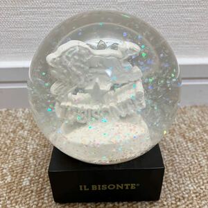 H45☆送料無料☆美品 IL BISONTE/イルビゾンテ『2017 クリスマス スノードーム』 ノベルティ 中古