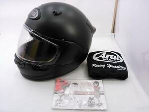 【送料無料】使用回数少 程度上 2022年製 Arai アライ ASTRO-GX ASTRO GX アストロGX フラットブラック Mサイズ フルフェイスヘルメット