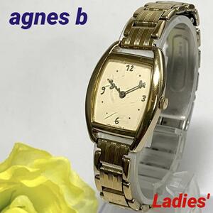 787 agnes b アニエスベー レディース 腕時計 クオーツ式 新品電池交換済 人気 希少