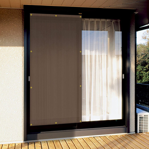 日よけ 庭 シェード 窓 ベランダ 取り付け ハトメ金具 つっぱり棒対応 サンシェード 外側 日除け オーニング シート UVカット 遮光 遮熱