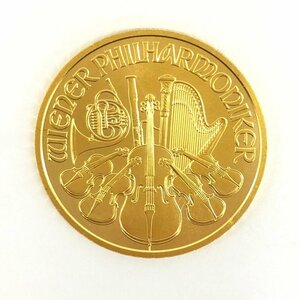 K24　金貨幣　オーストリア　フィルハーモニー金貨　50ユーロ　重量15.6g【CDAX6015】