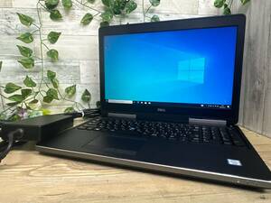 【良品♪】DELL Precision 7520[E3-1545M v5 2.9GHz/RAM:32GB/SSD:512GB/15.6インチ]Windows 10 動作品