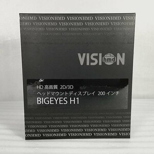 【未開封・中古品】 アグレクション / Agrexsione ヘッドマウントディスプレイ BIGEYES H1 HD 高画質 2D/3D 200インチ USB 250g 30015814