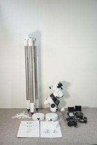 [NZ][MG176018S] Sky-Watcher スカイウォッチャー EQ5 GOTO赤道儀 三脚セット 天体望遠鏡 コントローラー、取扱説明書、元箱等付き