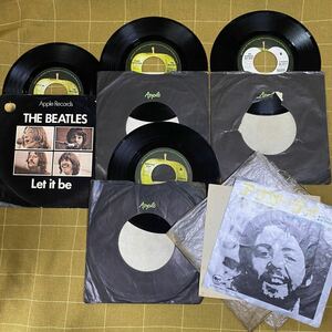 ビートルズ レコード 4枚まとめ The Beatles 3 types; 4 records