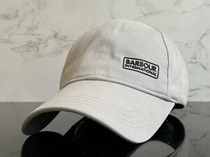【未使用品】353KA 上品★BARBOUR バーブァー キャップ 帽子 CAP ファンにも嬉しい上品で高級感のあるグレーにブラックロゴ《FREEサイズ》