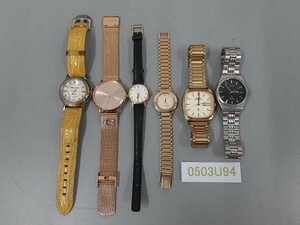 0503U94　時計　腕時計　ジャンク品　おまとめ　COACHコーチ　CITIZEN　クレージュ　SEIKO　など