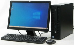HP ProDesk 600 G2 SFF 6600 ■ 19インチワイド 液晶セット ■ i5-6600/DVDマルチ/省スペース/DisplayPort/Windows10 デスクトップ