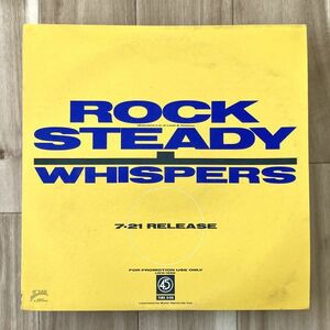 【JPN盤/12EP/プロモ】Whispers / Rock Steady / w/ Modern Talking / Jet Airliner ■ Victor / LWG-1292 / ファンク / ディスコ