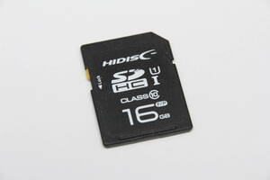 16GB SDHCカード　HIDISC class10
