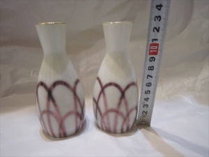 骨董　酒器 昭和レトロ 徳利　2個　陶器製　トックリ　陶磁