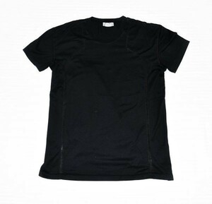 ★DIOR★黒色ブラックのステッチ入りお洒落デザインの半袖TシャツXS 170