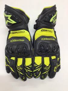 GP PRO R3 GLOVS レーシンググローブ　alpinestars(アルパインスターズ)　BK/YE　XL