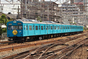 鉄道 デジ 写真 画像 和田岬線 103系 電化開業10周年記念HM付き 3